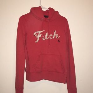 Orange/red Abercrombie & Fitch hoodie